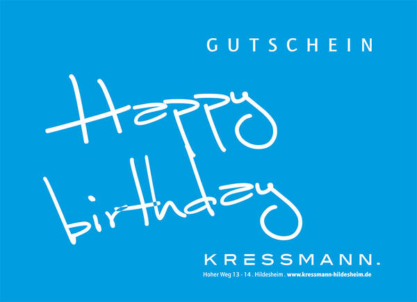 Gutschein Geburtstag